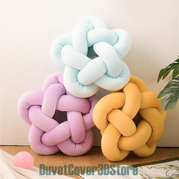Knot Pillow Etsy