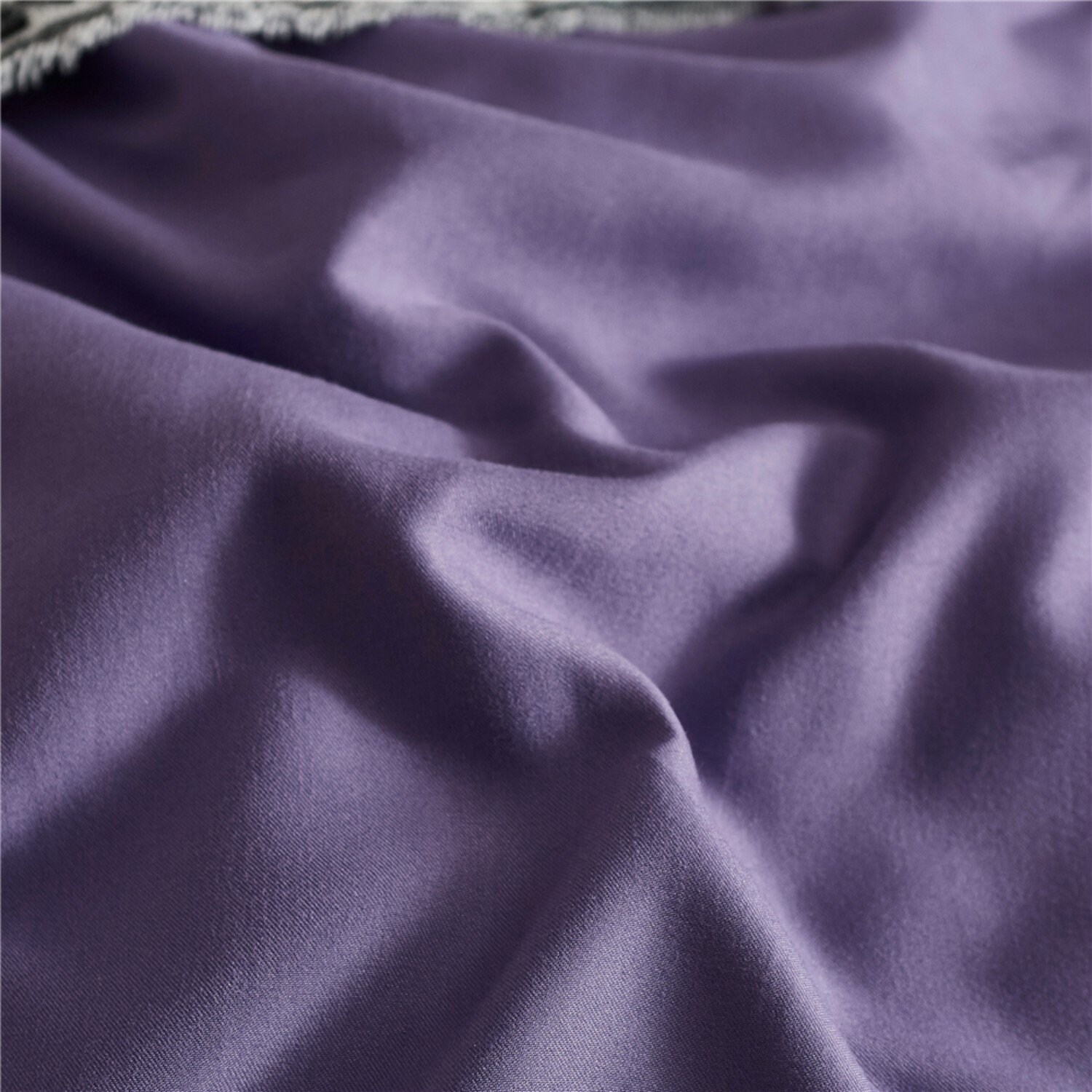 Lavender Purple Duvet Cover Ruffled Comfortable Lotus Edge Etsy
