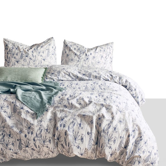 Plant Printing Duvet Cover Artistic Comfortable Home Bedding Etsy