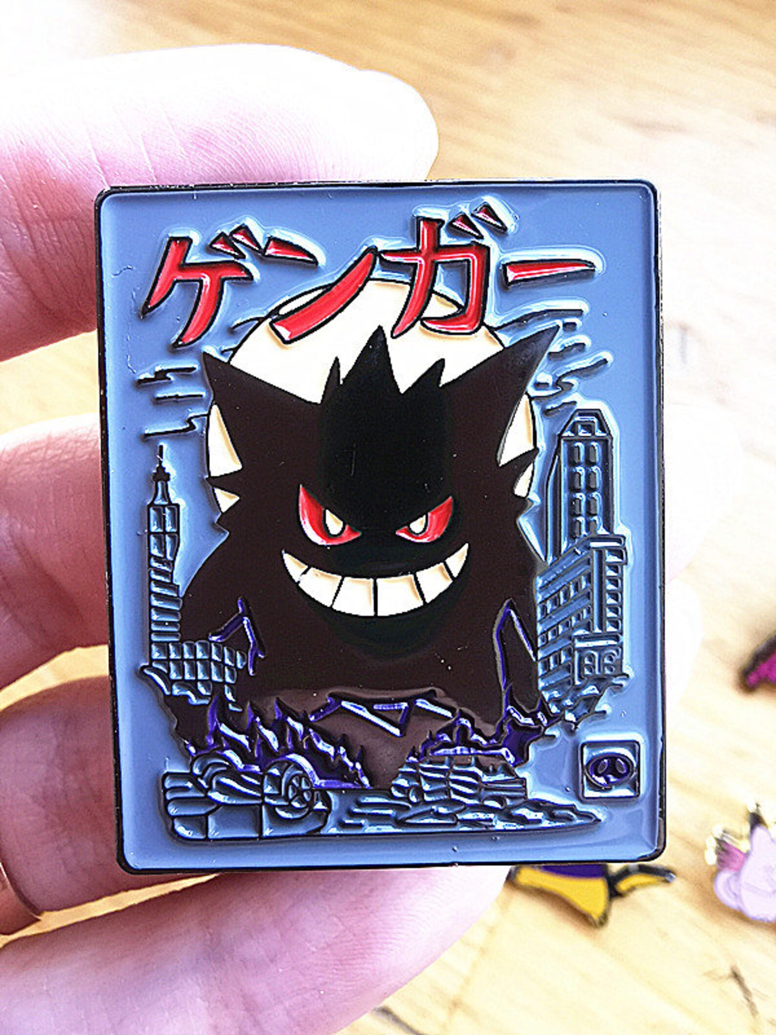 gastly haunter gengar pokemon pins