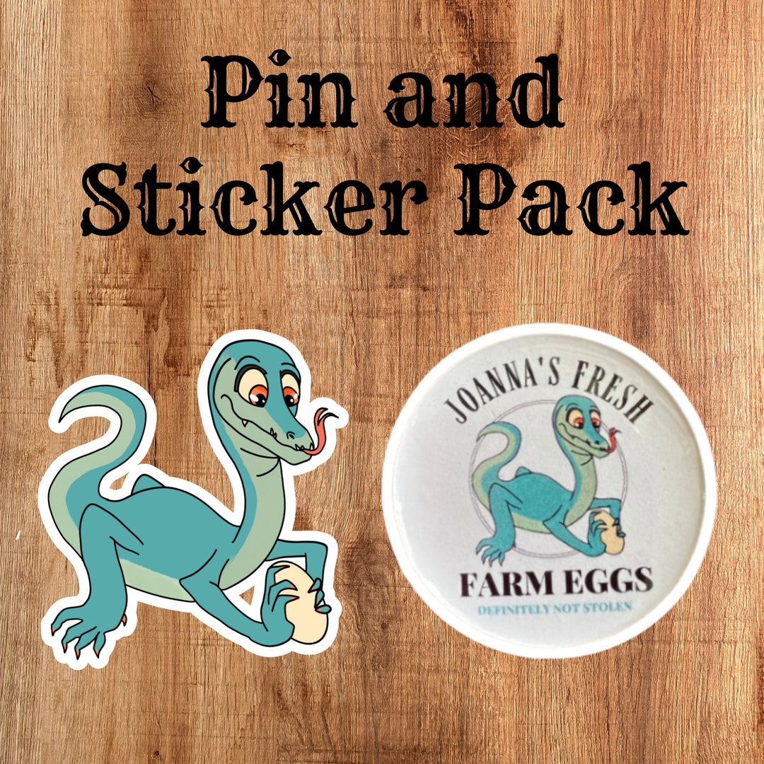 Joanna From Rescuers Down Under Sticker and Pin Pack Backpack Button ...