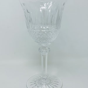 Replacement Glass One Vintage Lead Crystal St. Louis Clear “Tommy” Burgundy Wine Glass/Stemware/Made in France