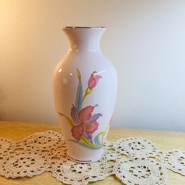 Vintage Pastel Vase Etsy