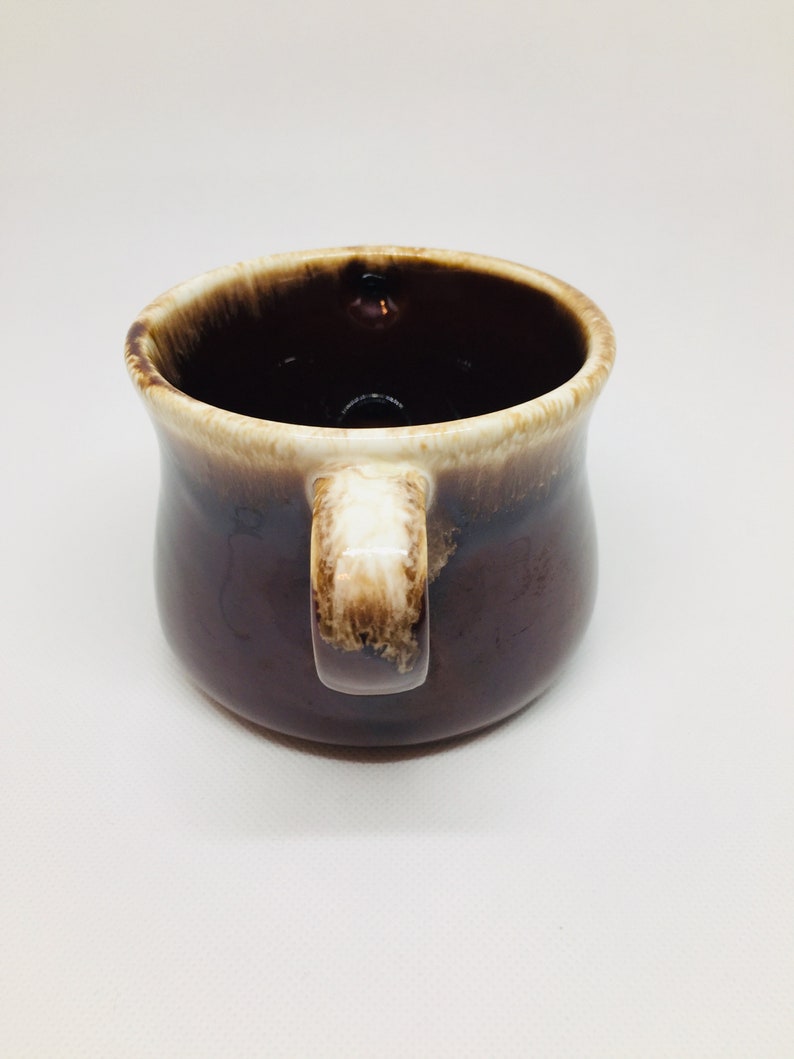 Vintage McCoy Brown Drip Glaze Soup Mug Bowl Brown Drip Glaze | Etsy