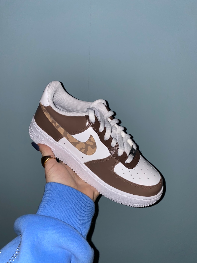 custom cow print air force