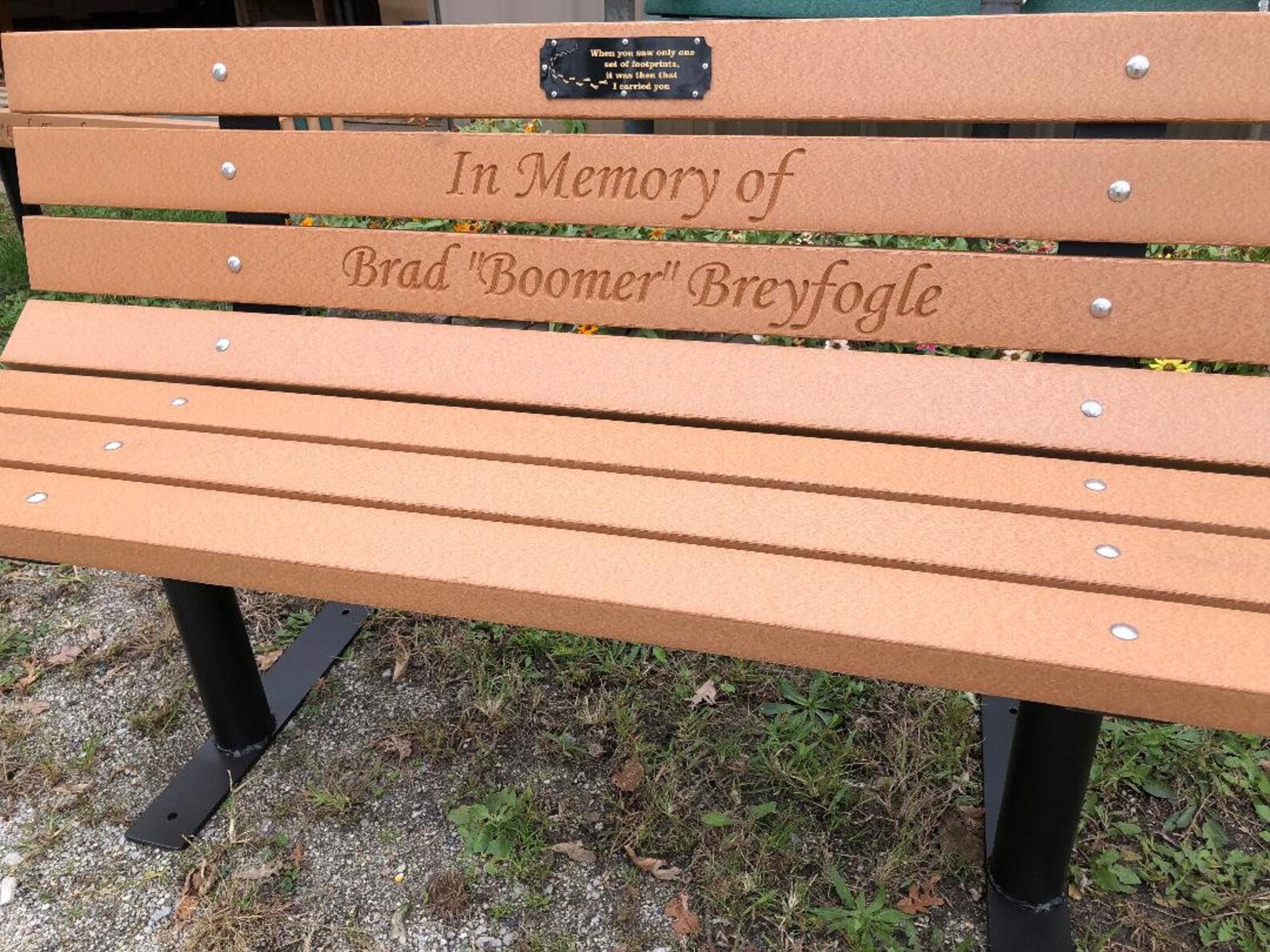 Memorial Park Bench | Etsy