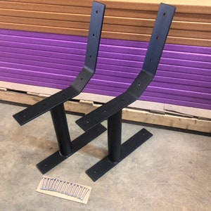 Park Bench Frames ~ Free Standing ~ Bolt Down ~ Heavy Duty Solid Steel ~ Stainless bolts included