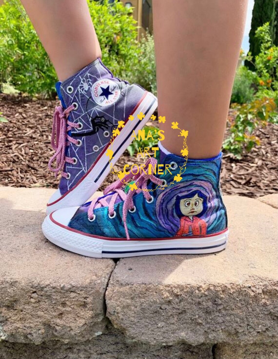 Coraline Converse Etsy