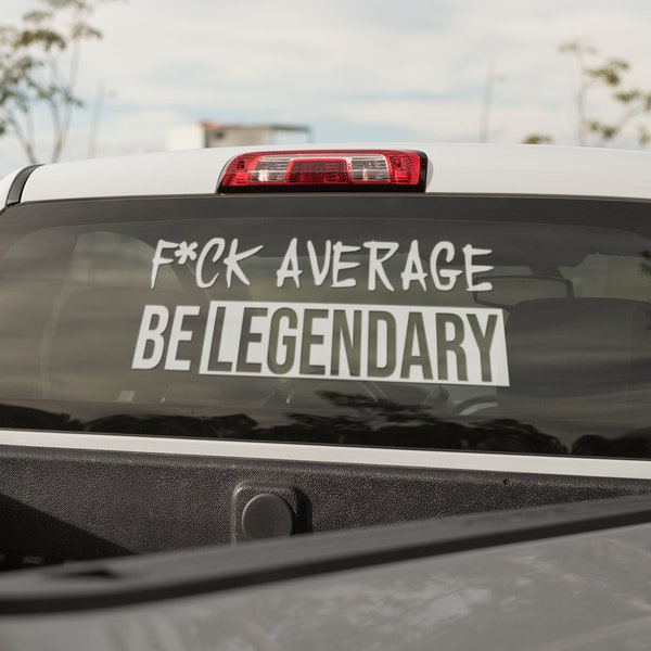 Average Be Legendary Wall Art - Etsy