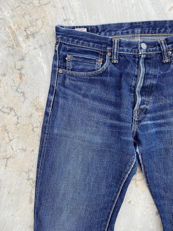 W31 Momotaro 0701 Tight Straight Selvedge Denim - Etsy