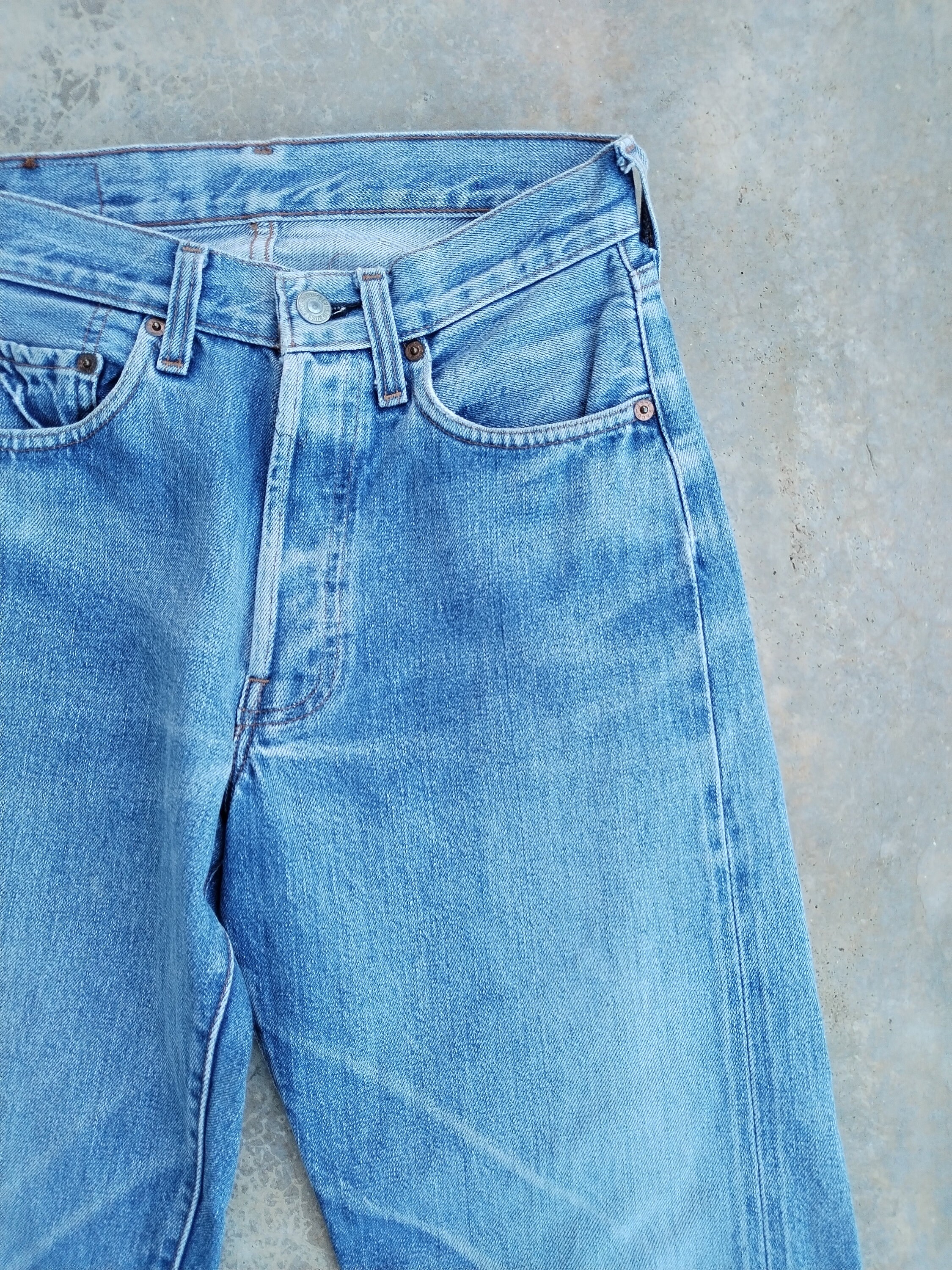 1990s Levi's 501 buggy denim usa製 old 1990s Levi's 501 buggy denim made in the USA old jeans