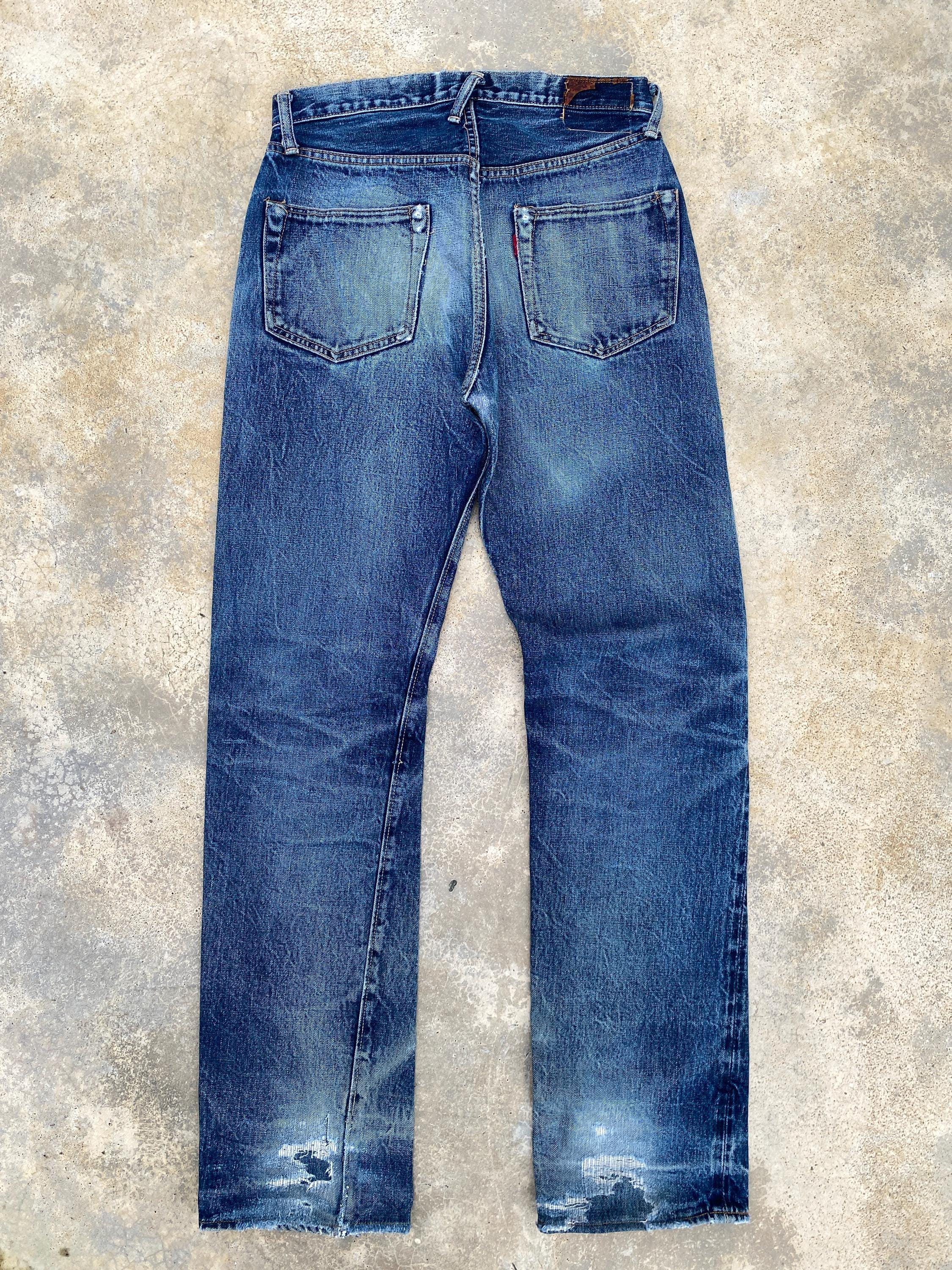 旧DENIME X X Ｗ31 W31 Vintage 80/90s Denime XX Orizzonti Selvedge Jeans - Etsy