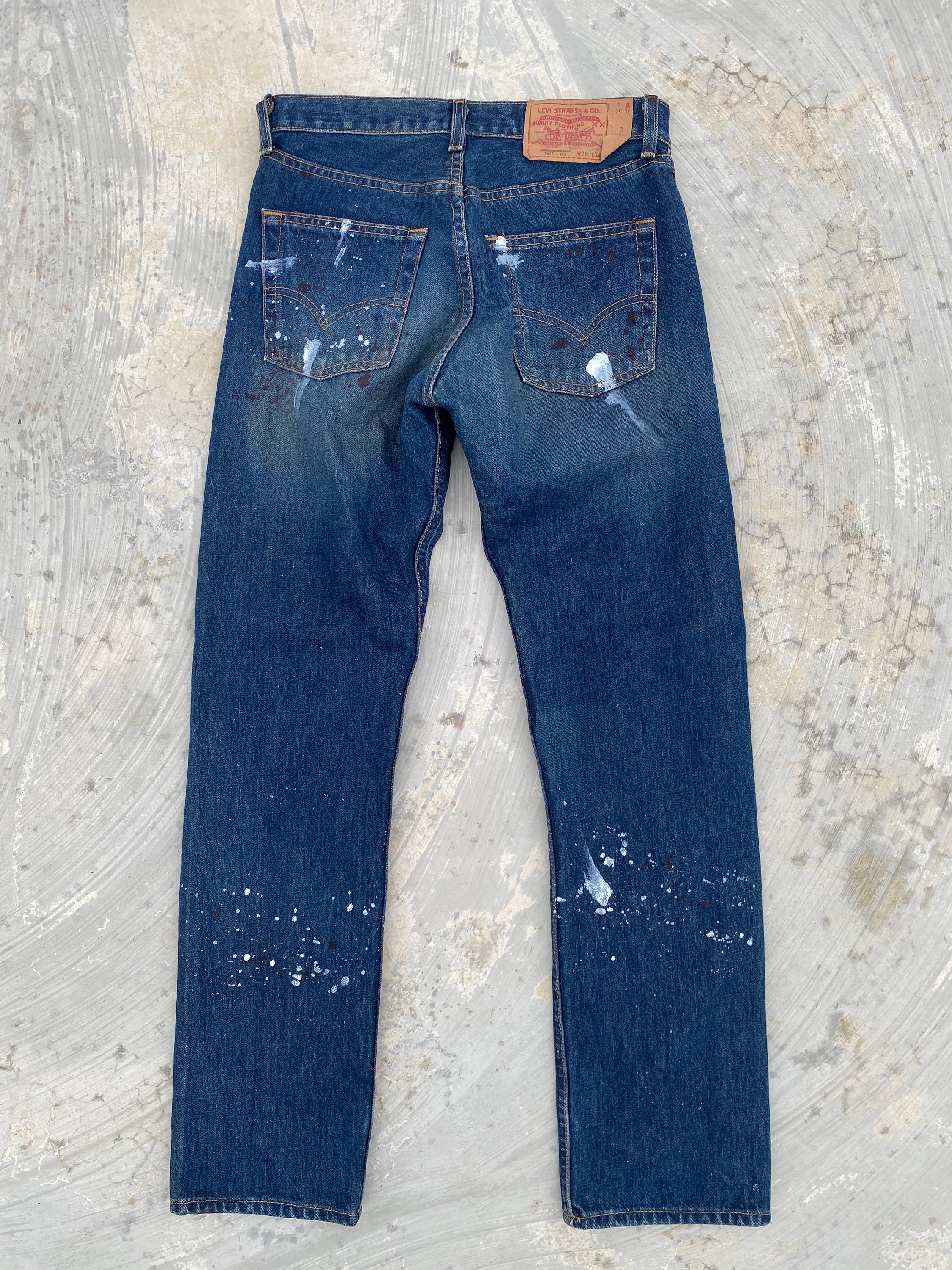 パンツ 2000s LEVI'S 505-03 PAINTED DENIM 2000s LEVI'S 505-03 PAINTED DENIM