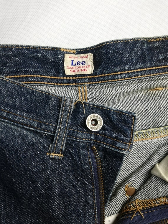 W30 LEE 50s Repro Center Tag Jeans - image 9