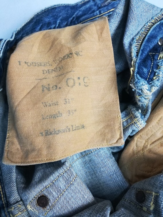 W30 Buzz Rickson WW2 Selvedge Denim 40s Replica M… - image 10