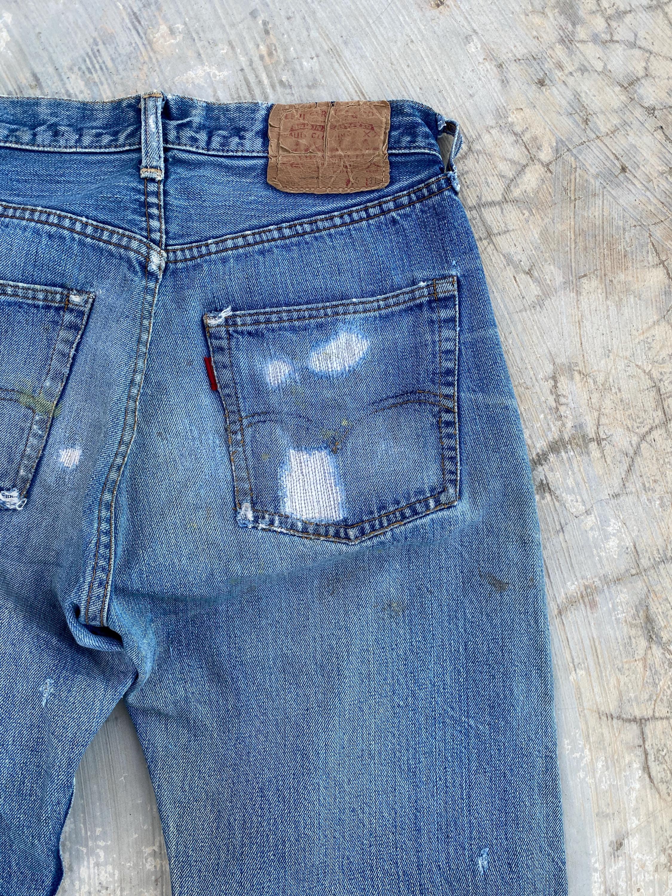 W28 Vintage 60/70s Levis 501 Big E Redline #6 Selvedge Jeans - Etsy