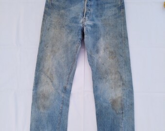 60s Deadstock Levi's 501 Big E Vintage Redline Selvedge W27 L28