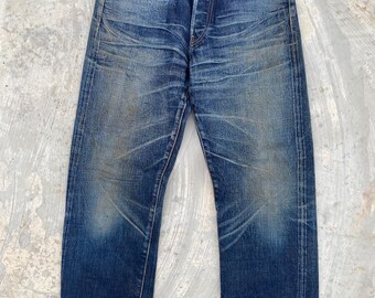 W31 Momotaro 0701 Tight Straight Selvedge Denim - Etsy W31 Momotaro 0701 Tight Straight Selvedge Denim - Etsy