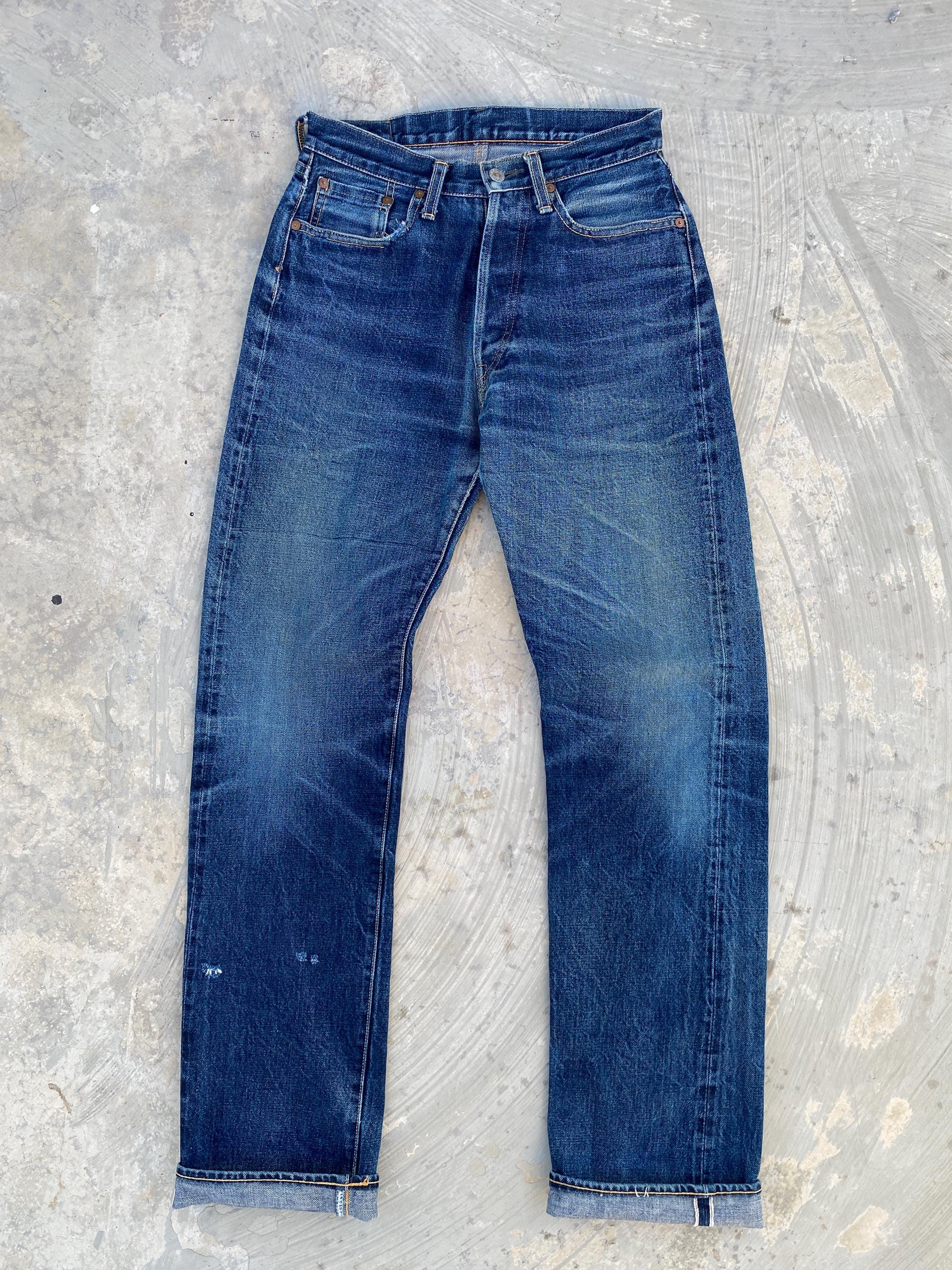 お礼や感謝伝えるプチギフト Leather XX DENIME W28 Patch Etsy - Jeans Selvedge パンツ