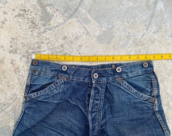 WAREHOUSE 2nd hand Series ☆Lot 2002 USED W30 Warehouse Duck Digger Nevada DD02 30s Cinch Back Jeans