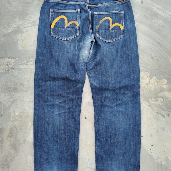 W41 Evisu Lot2000 No2 Seagull Selvedge Denim