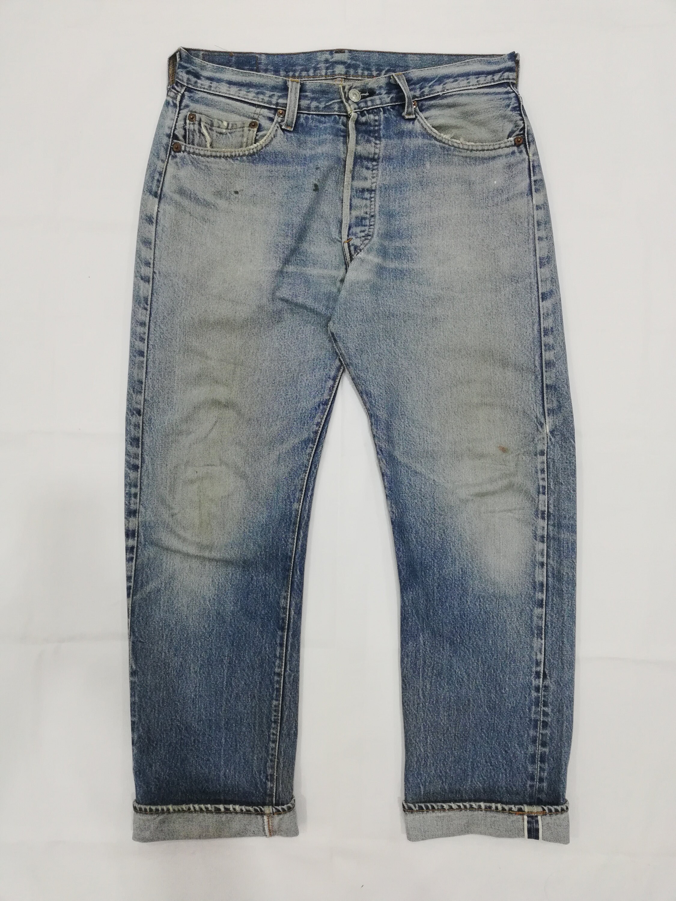 LEVI'S LVC 501 XX USA 1955 Big E Selvedge Jeans NEW NOS Early issue 34