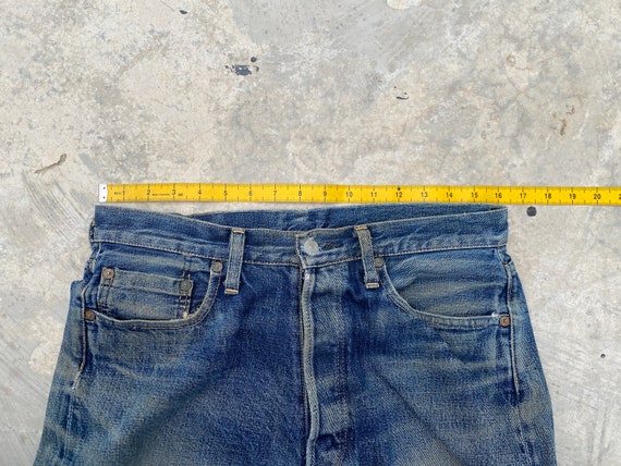 W32 DENIME XX Leather Patch Selvedge Jeans - image 10