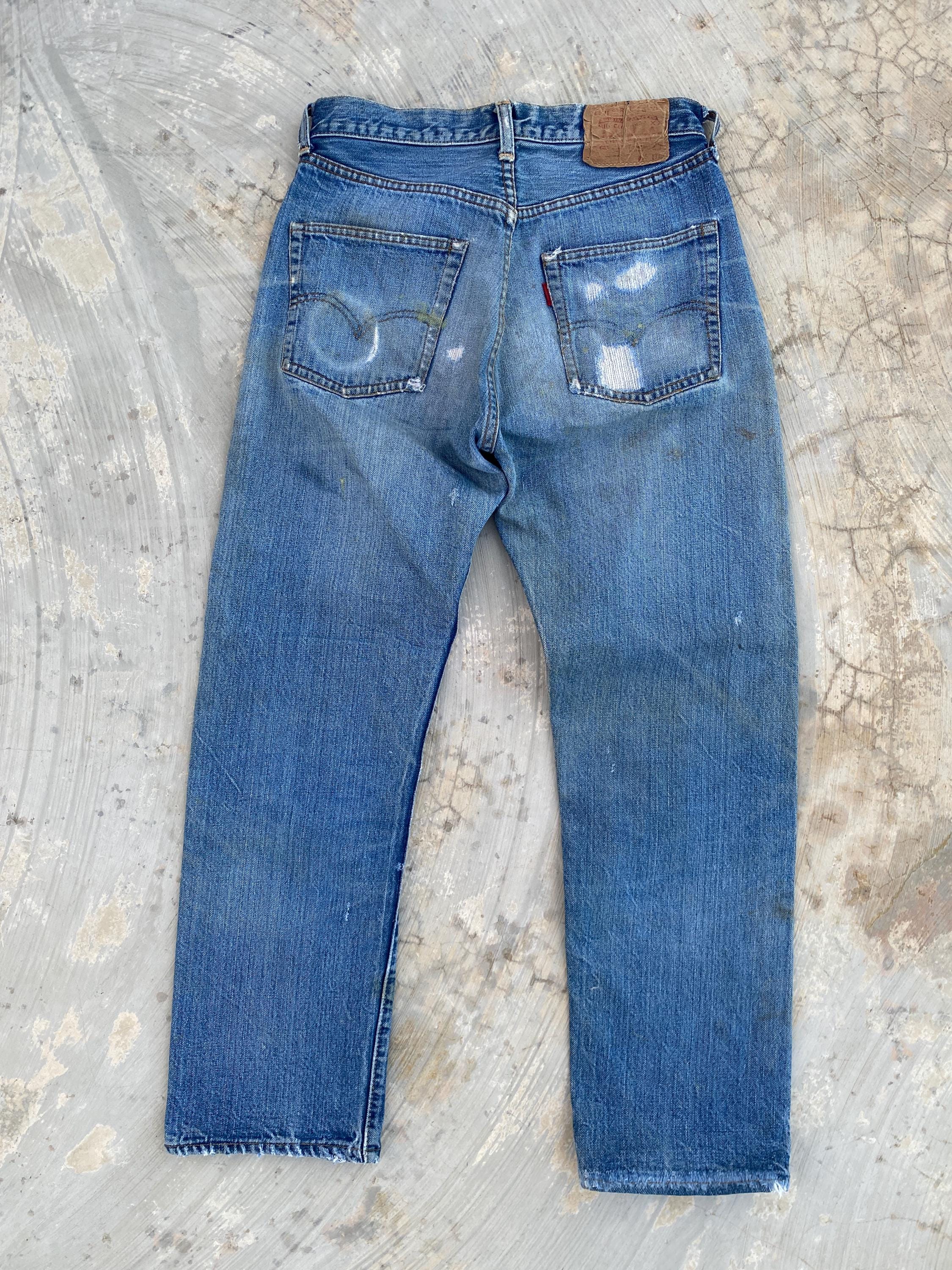 W28 Vintage 60⁄70s Levis 501 Big E Redline #6 Selvedge Jeans 