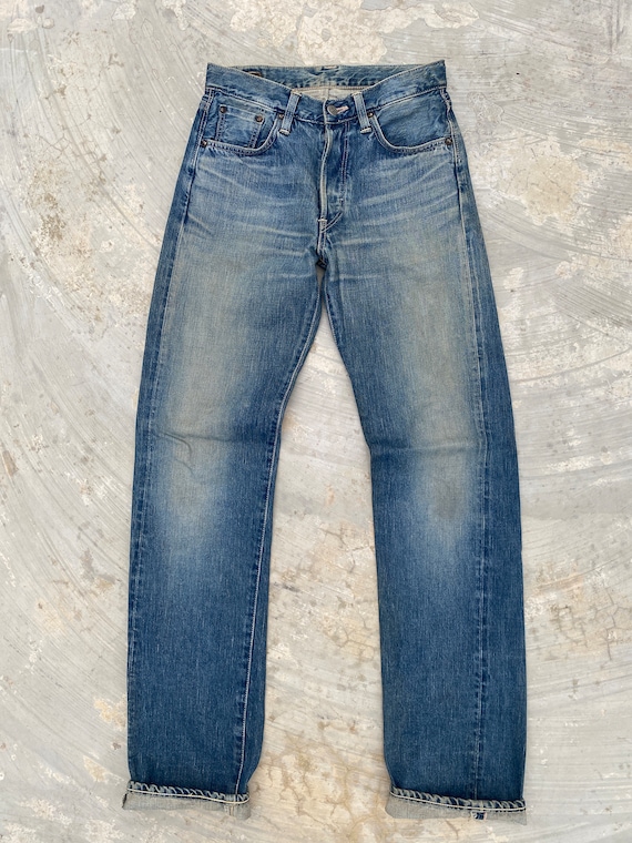 【AAKE】SIDE LINE POCKET DENIM BZEN M.1279 JETHRO-S&P DOUBLE PANEL FRONT 6 POCKET DENIM