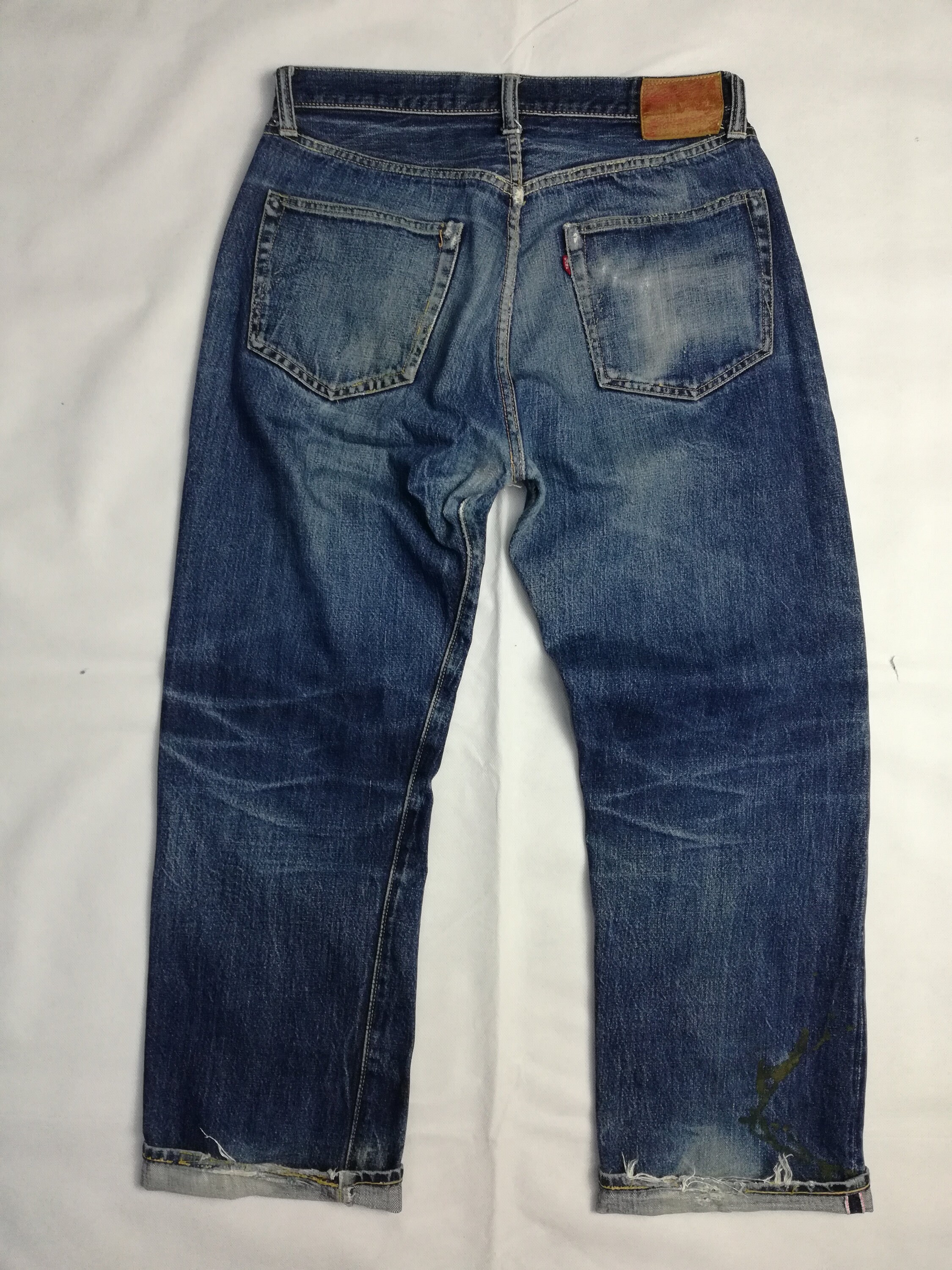 パンツ Reworked baggy scrap pants denim Jun WideLeg Denim/Brocade Patch Pants