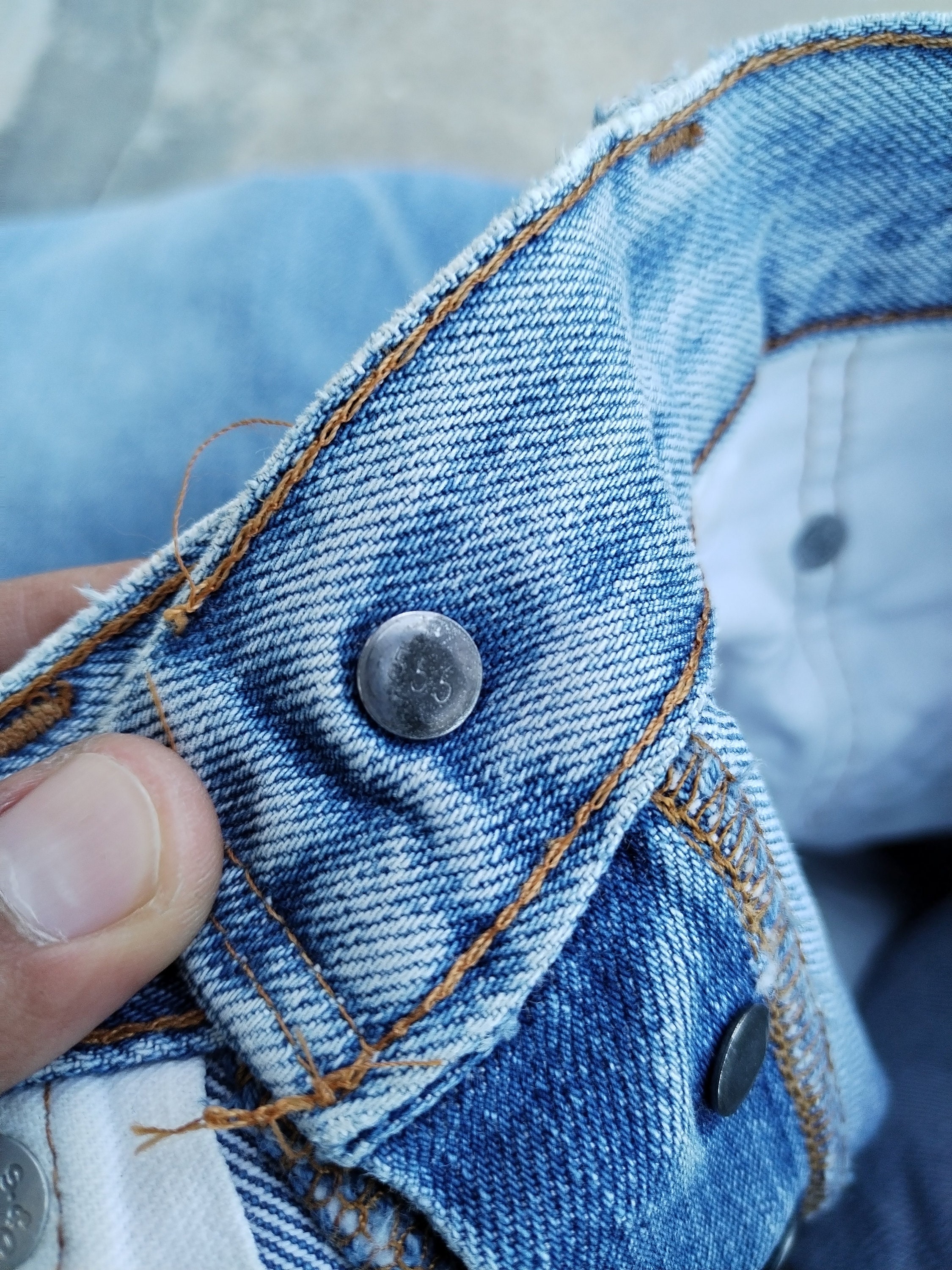 W27 Vintage 90s Pre LVC Levis 501 Big E 110 Years Selvedge Denim