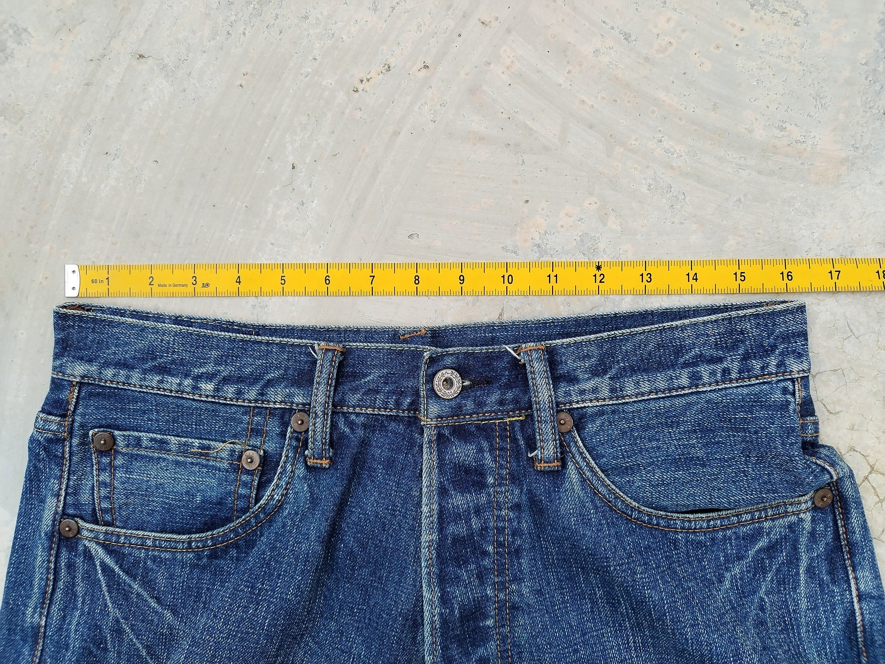 W32 Evisu Paris France Selvedge Jeans - Etsy