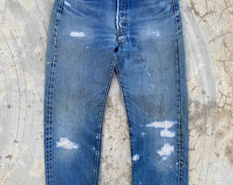 60s Deadstock Levi's 501 Big E Vintage Redline Selvedge W27 L28