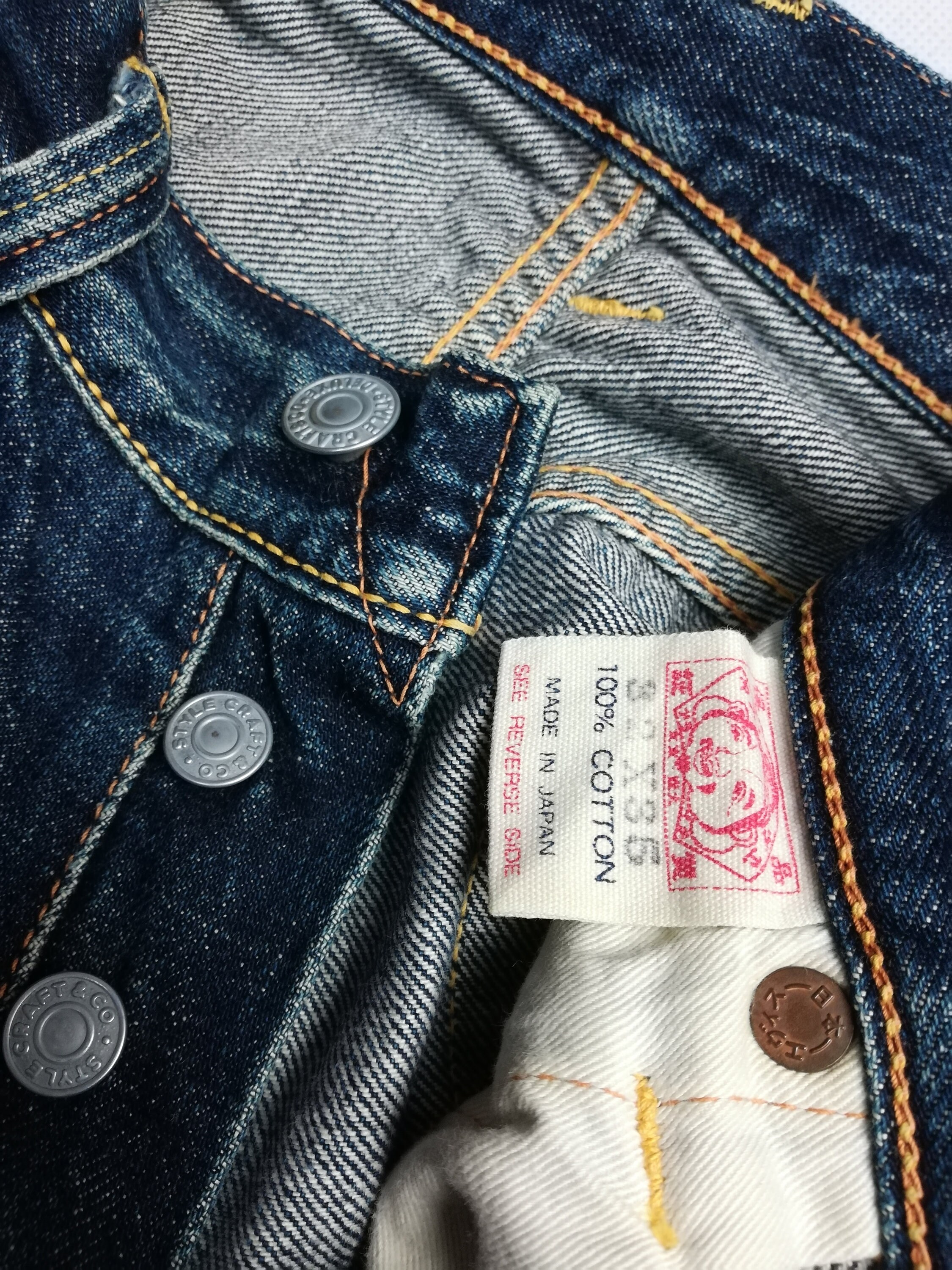 W29 Evisu No1 Special Selvedge Denim - Etsy Hong Kong