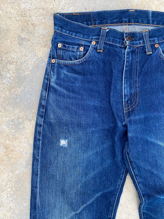 良品 濃紺 90s USA製 Levi's 551ZXX ジーンズ 33 555 W30 90s Levis 551ZXX LVC USA Big E Selvedge Jeans - Etsy