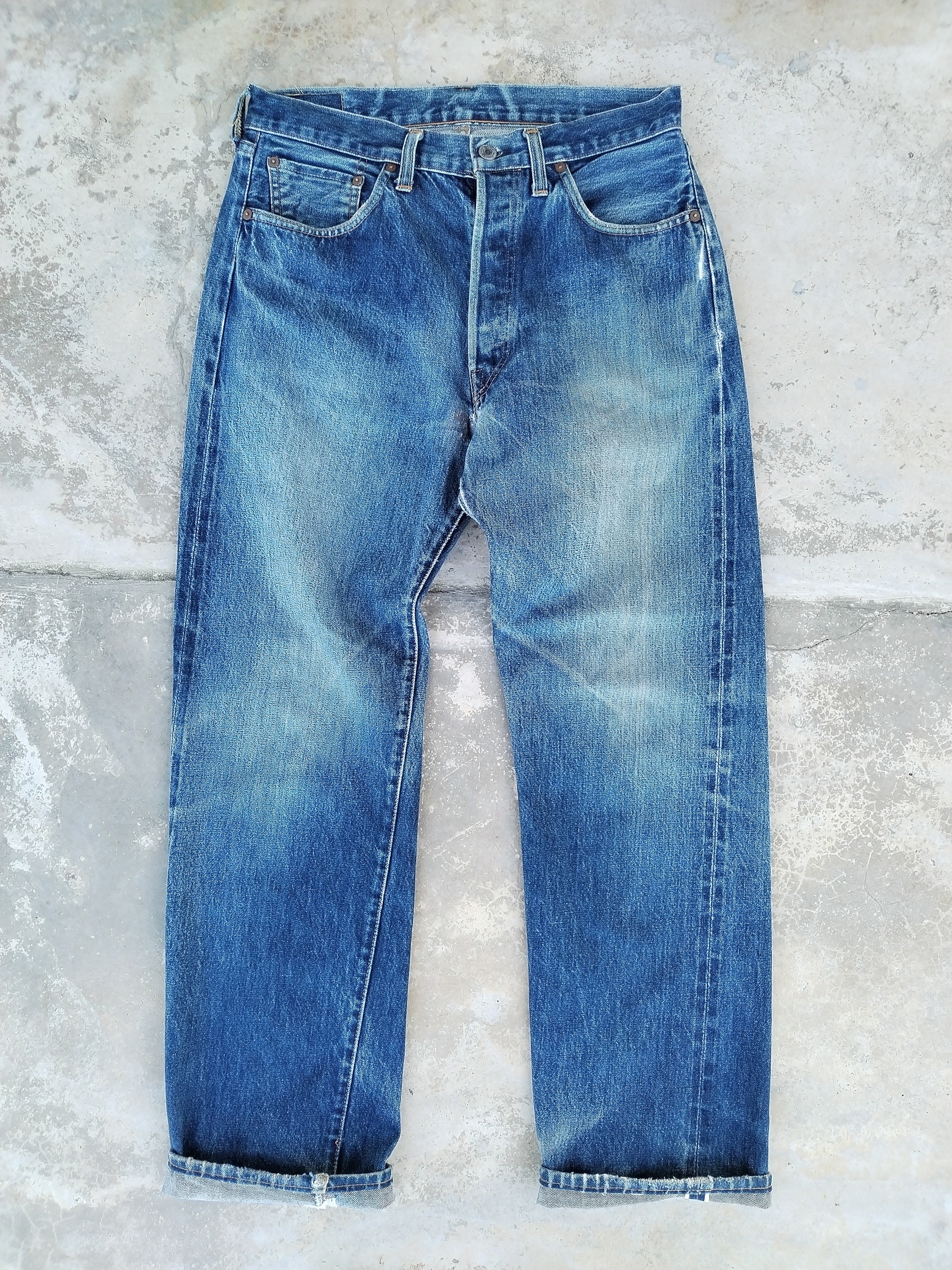 W32 Levis LVC 501XX Japan Made 1955 Selvedge Jeans