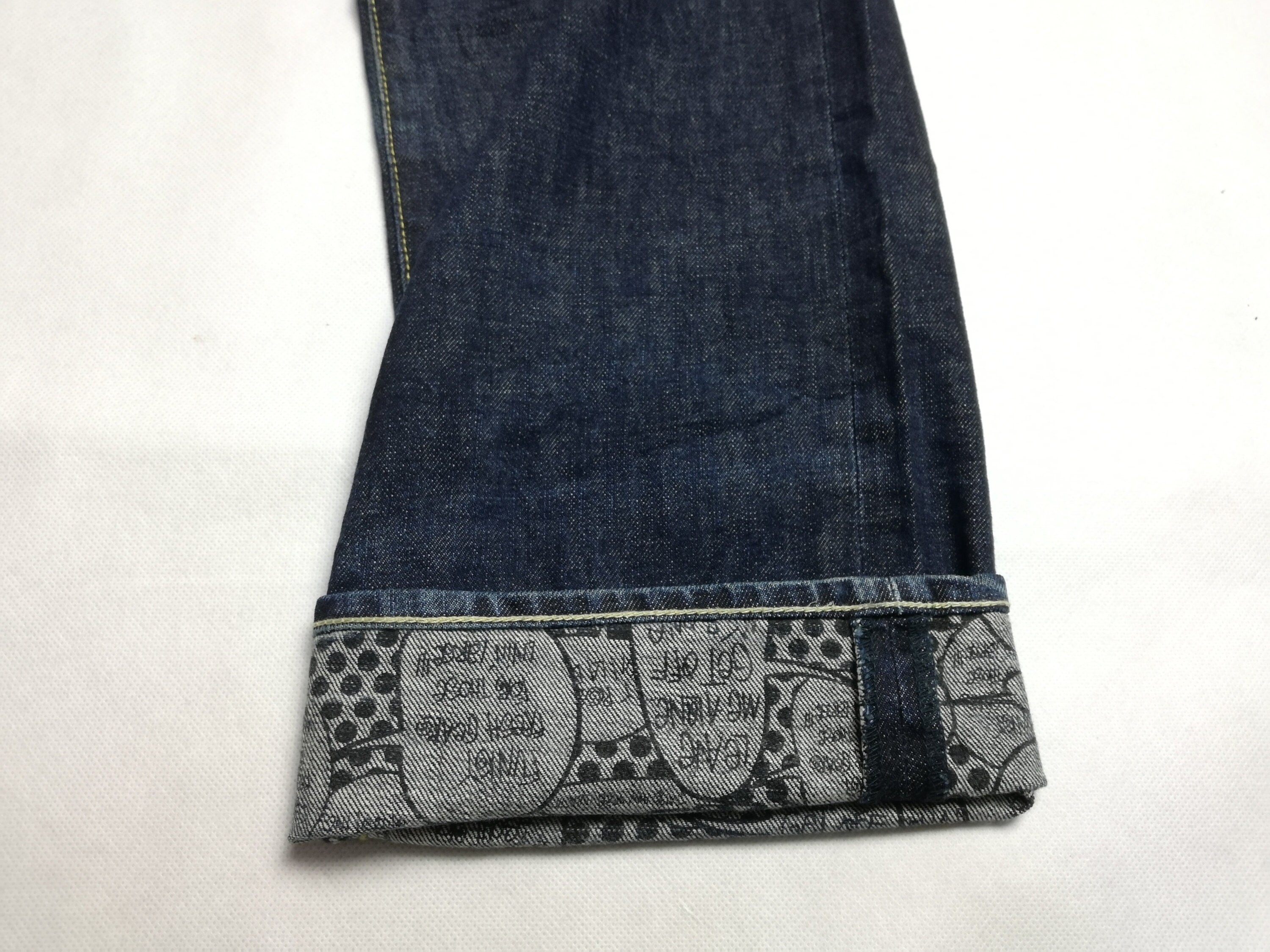 W36 Reworked Stussy Rough and Rugged Jeans With Sashiko Patchwork