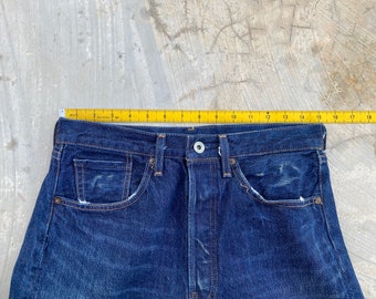 W29 Reworked Levis LVC 44501 S501XX WW2 Selvedge Denim - Etsy