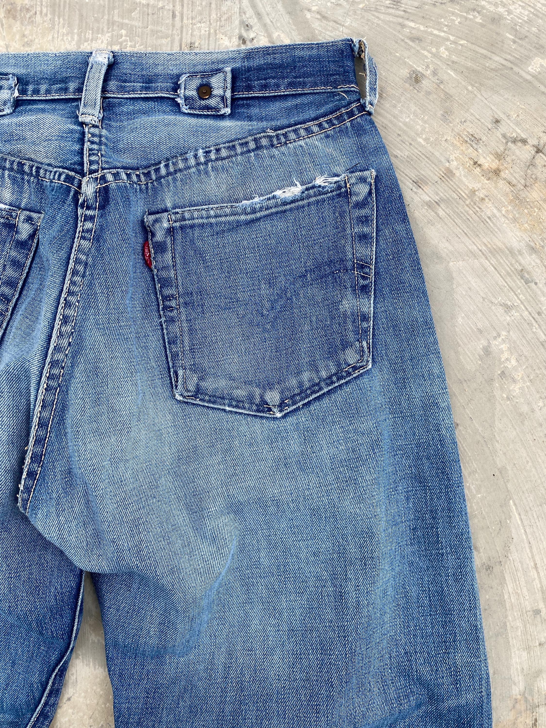 W30 LVC Levis 501XX 1937 37501 Big E Cinch Back Selvedge W30 LVC Levis 501XX 1937 37501 Big E Cinch Back Selvedge