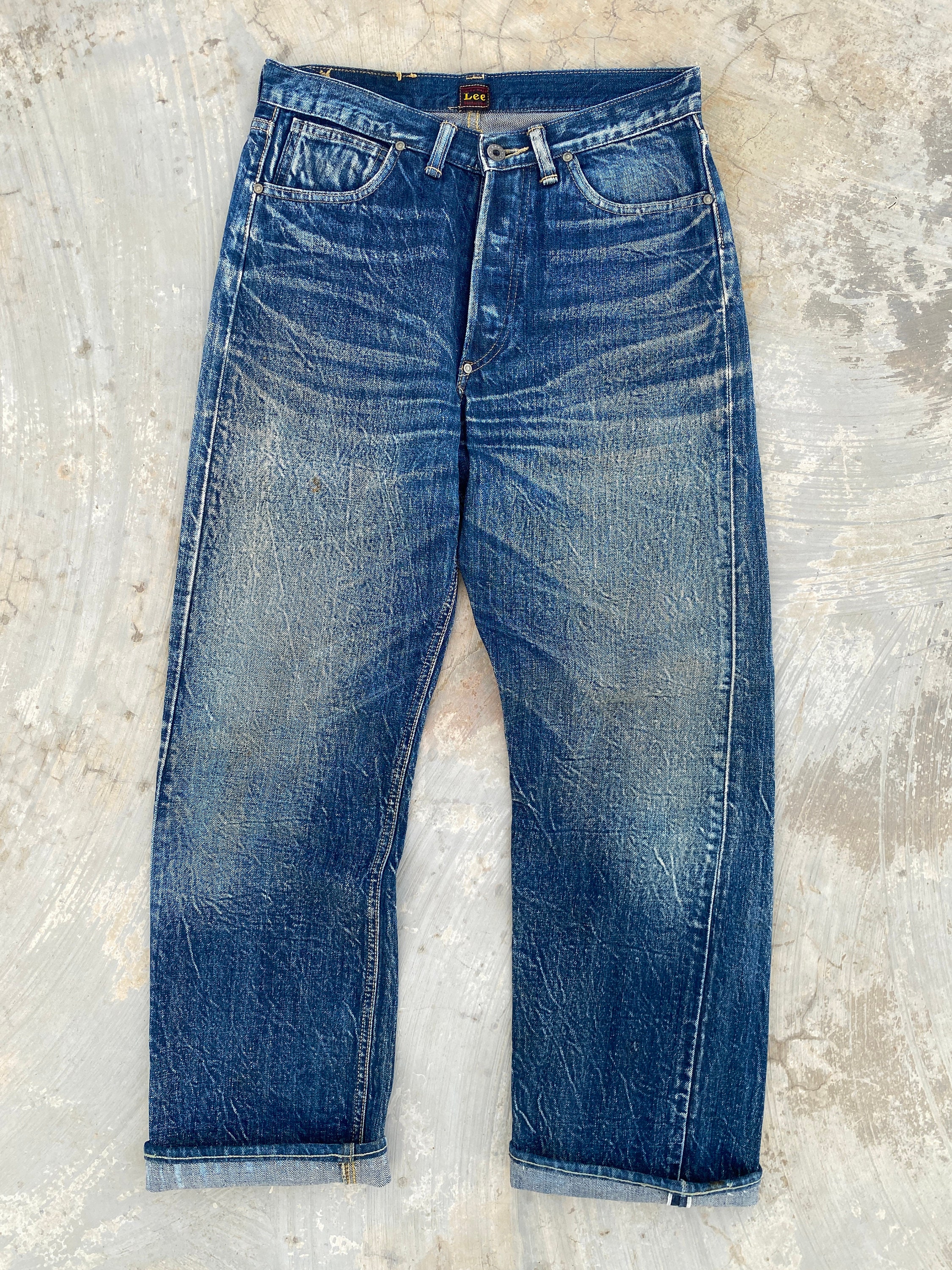 W30 LEE Union Made Lot 2101 1942 WW2 Selvedge Denim With W30 LEE Union Made Lot 2101 1942 WW2 Selvedge Denim With