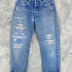 W30 Vintage 80s Levis 501 Redline #524 Selvedge Jeans