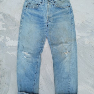 W31 Vintage 80s Levis 501 Redline #555 Selvedge Jeans