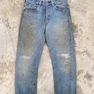 W29 Vintage 80s Levis 501 Redline #524 Selvedge Jeans