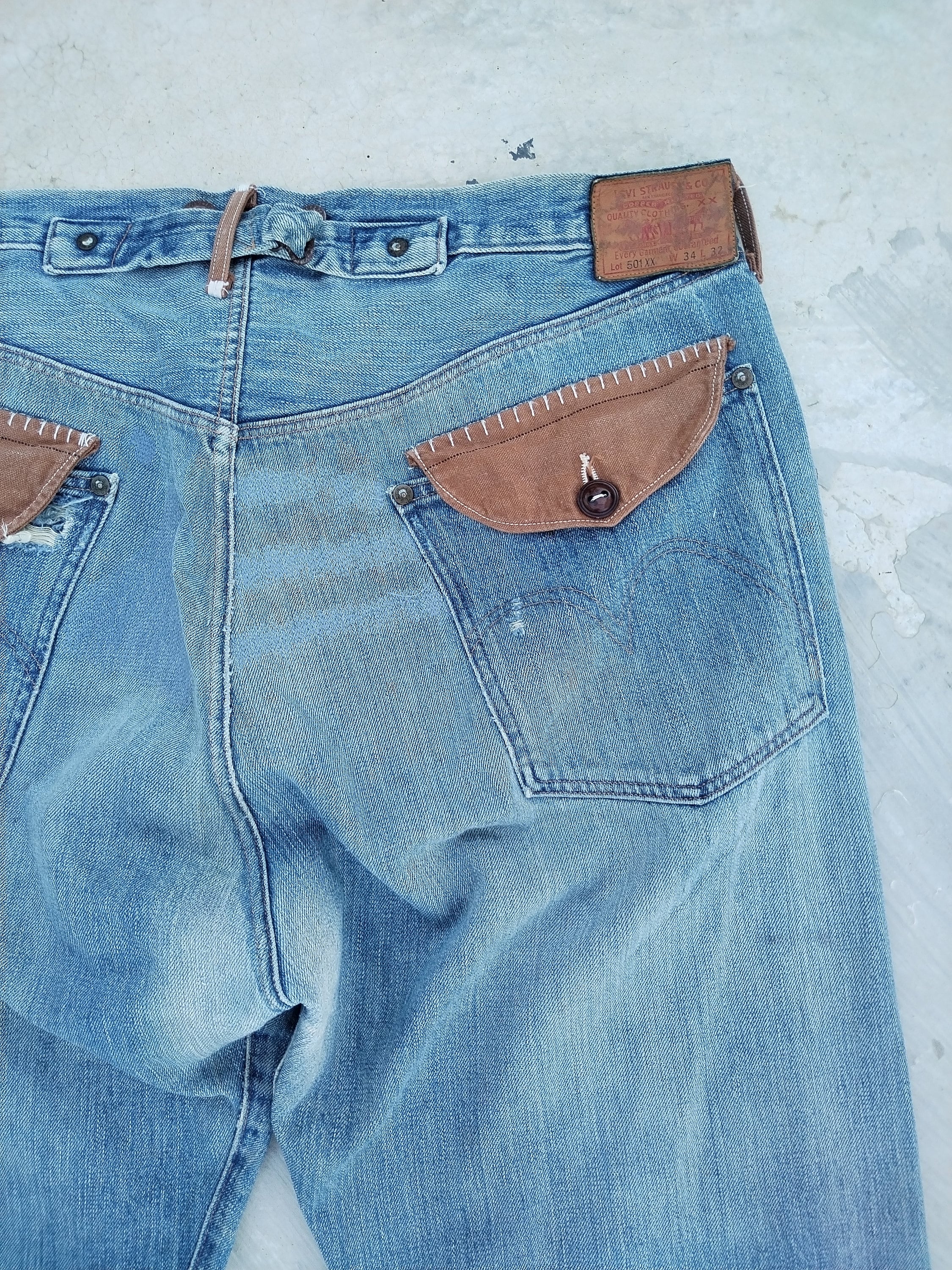 W36 RARE! Levis LVC 501XX 15501 1915 Model Turkey Selvedge