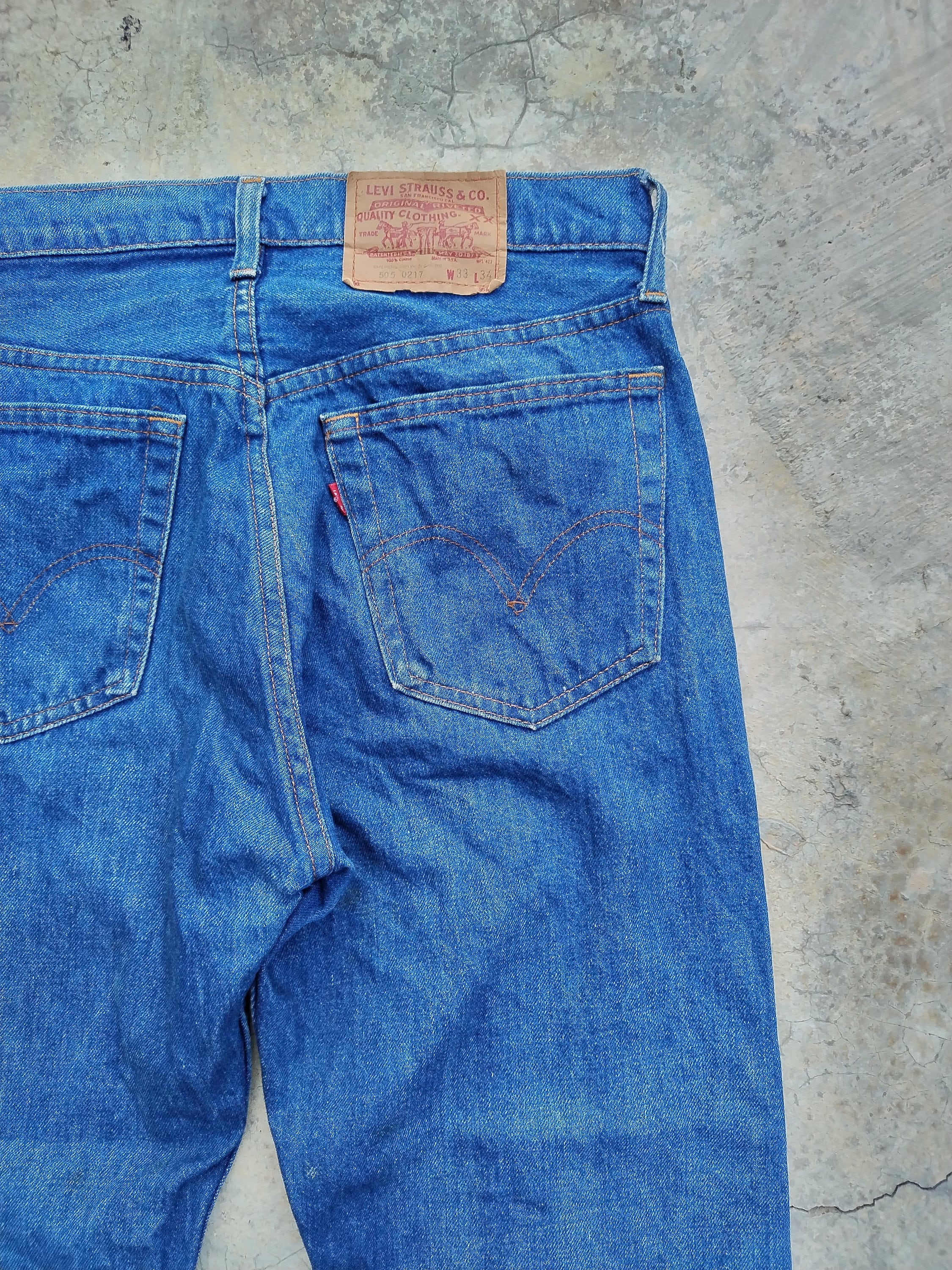 W32 Vintage 80s Levis 505 Jeans - Etsy Canada