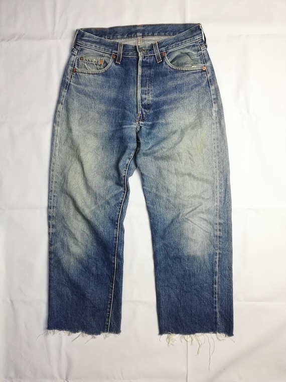 W29 Pre LVC 90s 501 Big E Cropped Selvedge Denim - Etsy