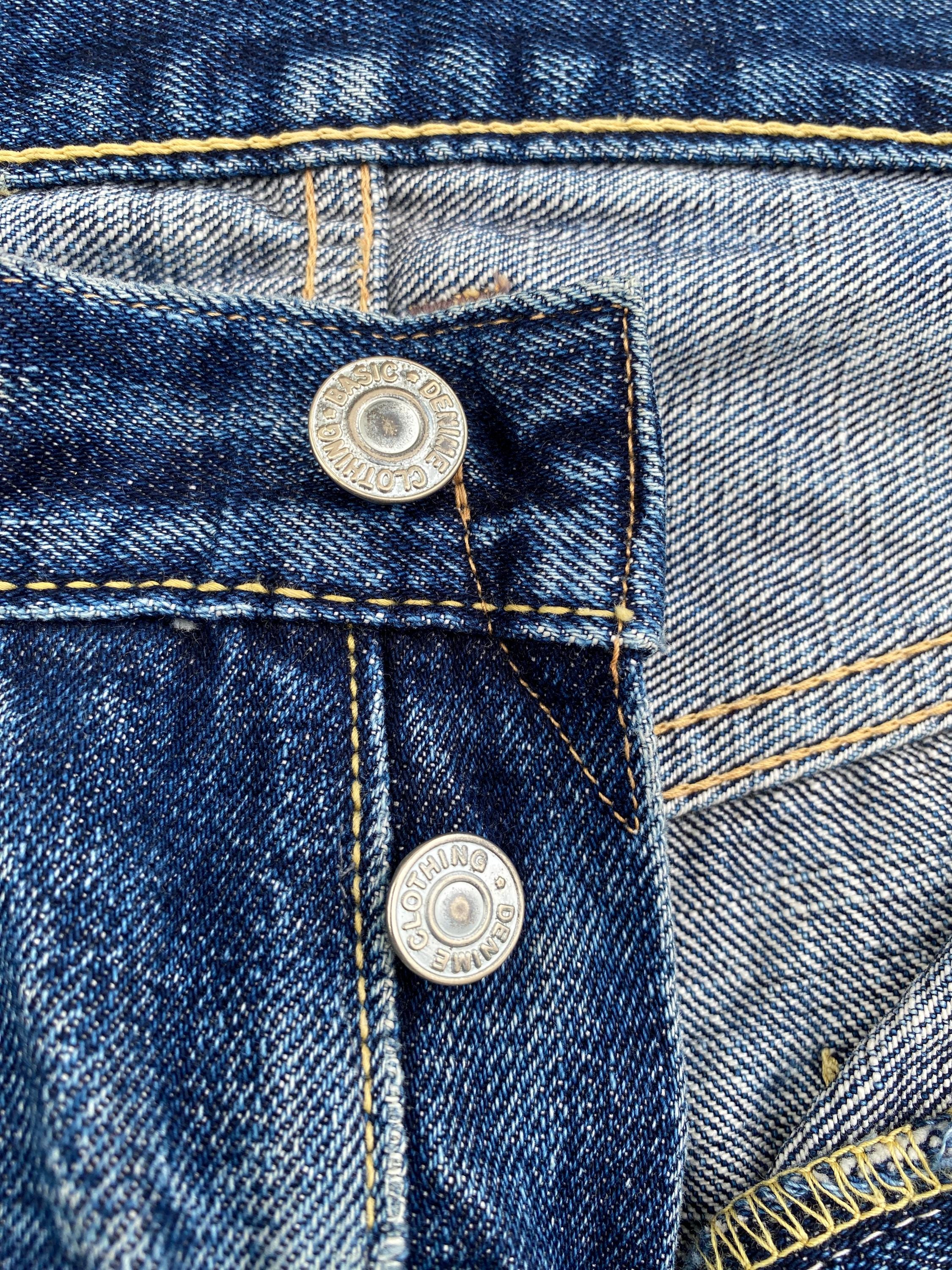 W31 Denime XX Leather Patch Selvedge Jeans - Etsy W31 Denime XX Leather Patch Selvedge Jeans - Etsy