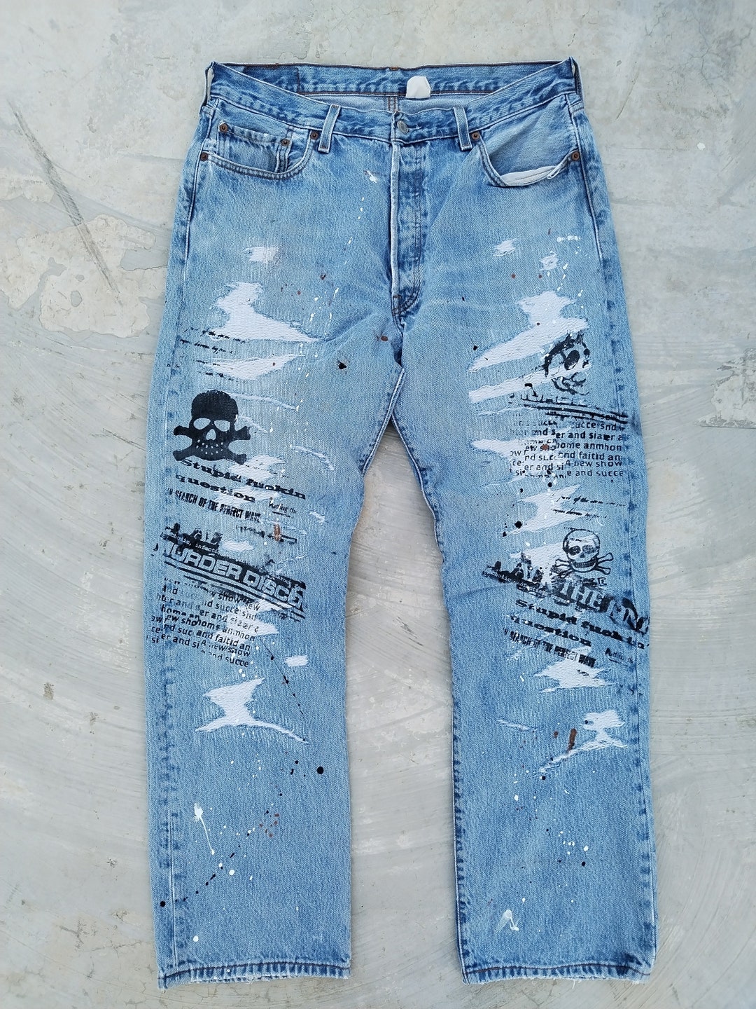 【COLOR iN ID】destroyed vintage denim COLOR iN ID - destroyed vintage denim - 코디북