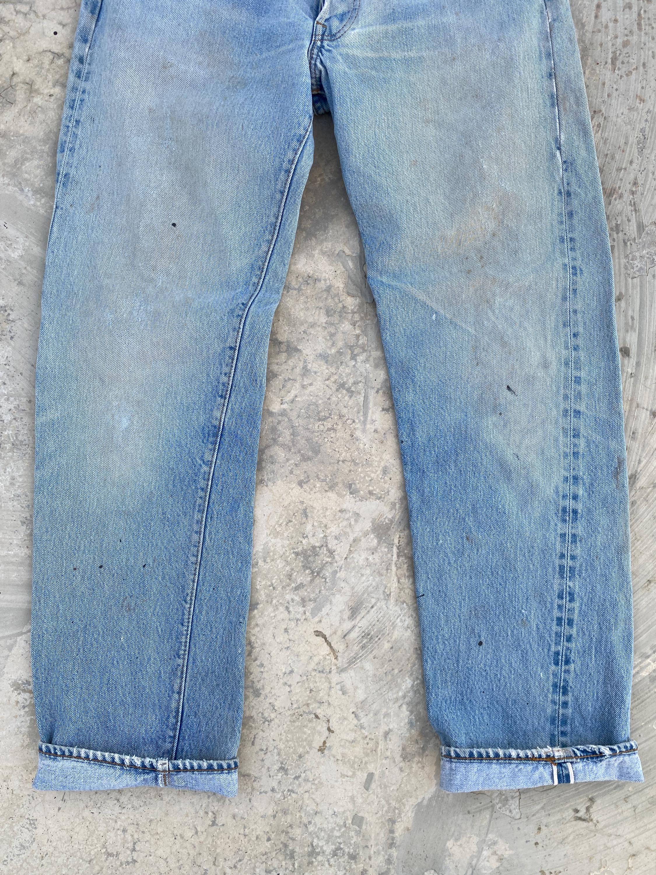 W31 Vintage 80s Levis 501 Redline #524 Selvedge Jeans - Etsy
