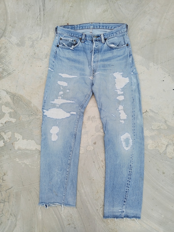 W32 Vintage 80s Levis 501 Redline #524 Selvedge Jeans - Etsy